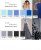 Креп стрейч Амузен 14-4122, 85 гр/м2, шир.150см, цвет голубой - купить в Орске. Цена 148.37 руб.