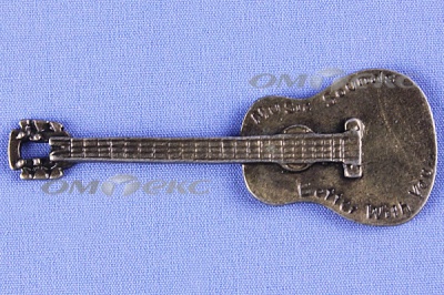Декоративный элемент для творчества из металла "Гитара"  - купить в Орске. Цена: 19.99 руб.