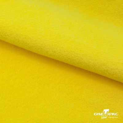 Флис DTY 14-0760, 240 г/м2, шир. 150 см, цвет яркий желтый - купить в Орске. Цена 640.46 руб.