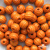 0309-Бусины деревянные "ОмТекс", 16 мм, упак.50+/-3шт, цв.003-оранжевый - купить в Орске. Цена: 62.22 руб.