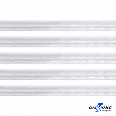 Резинка 4 мм (200+/-1 м) 400 гр/м2 белая бобина "ОМТЕКС" - купить в Орске. Цена: 1.76 руб.