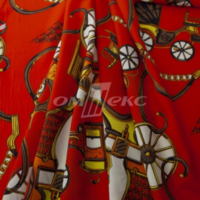 Плательная ткань "Фламенко" 16.1, 80 гр/м2, шир.150 см, принт этнический - купить в Орске. Цена 241.49 руб.