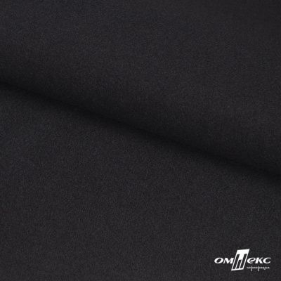Трикотажное полотно "Монне" 100% полиэстр, 152см, 350 г/м2, чёрный, м - купить в Орске. Цена 385 руб.