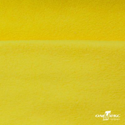 Флис DTY 14-0760, 240 г/м2, шир. 150 см, цвет яркий желтый - купить в Орске. Цена 640.46 руб.