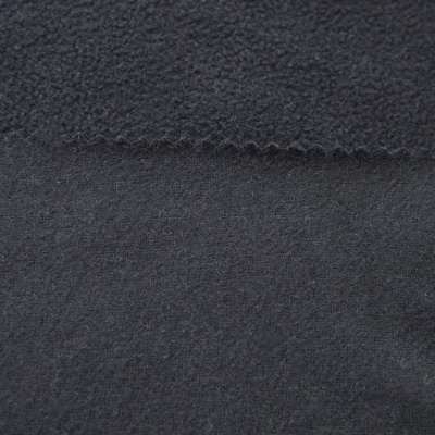 Флис DTY, 130 г/м2, шир. 150 см, цвет чёрный - купить в Орске. Цена 694.22 руб.