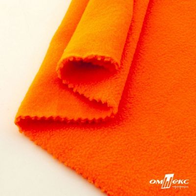 Флис DTY 240г/м2, люминесцентно-оранжевый, 150см (2,77 м/кг) - купить в Орске. Цена 640.46 руб.