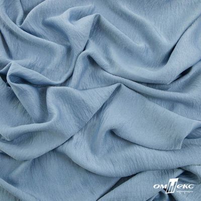 Ткань плательная Муар, 100% полиэстер,165 (+/-5) гр/м2, шир. 150 см, цв. Серо-голубой - купить в Орске. Цена 215.65 руб.