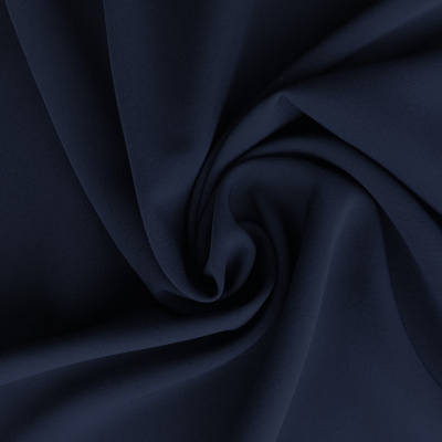 Костюмная ткань "Элис", 220 гр/м2, шир.150 см, цвет т.синий - купить в Орске. Цена 308 руб.