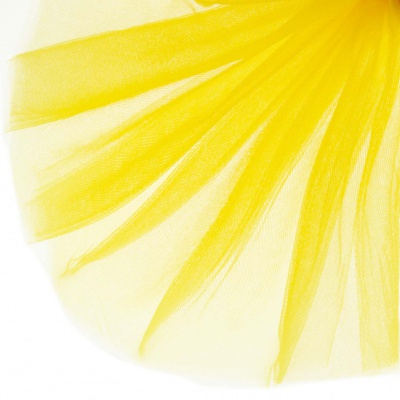 Фатин блестящий 16-70, 12 гр/м2, шир.300см, цвет жёлтый - купить в Орске. Цена 109.72 руб.