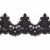 Сутажное кружево «Алансон»  на сетке (бисер) XDH3235, шир.60 мм, (уп. 9,14 м ), цв.-черный - купить в Орске. Цена: 2 134.73 руб.