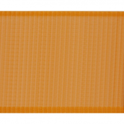 Лента капроновая "Гофре", шир. 110 мм/уп. 50 м, цвет оранжевый - купить в Орске. Цена: 26.93 руб.