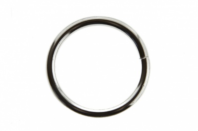 Кольцо металлическое d-3 х 32 мм, цв.-никель - купить в Орске. Цена: 3.92 руб.