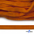 Шнур плетеный (плоский) d-12 мм, (уп.90+/-1м), 100% полиэстер, цв.267 - оранжевый - купить в Орске. Цена: 8.62 руб.