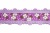 Тесьма декоративная 0385-6169, шир. 25 мм/уп. 22,8+/-1 м, цвет 01-фиолетовый - купить в Орске. Цена: 387.43 руб.