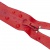 Молния водонепроницаемая PVC Т-7, 20 см, неразъемная, цвет (820)-красный - купить в Орске. Цена: 21.56 руб.