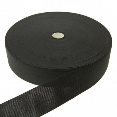 Резинка 35 мм (40 м)  черная бобина - купить в Орске. Цена: 395.72 руб.