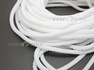 Шнур 1с35 4 мм крупное плетение 200 м белый - купить в Орске. Цена: 1.10 руб.