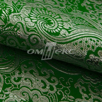 Ткань костюмная жаккард №4, 140 гр/м2, шир.150см, цвет зелёный - купить в Орске. Цена 383.29 руб.