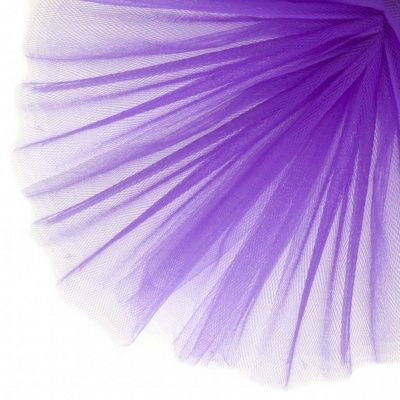 Фатин матовый 16-85, 12 гр/м2, шир.300см, цвет фиолетовый - купить в Орске. Цена 96.31 руб.