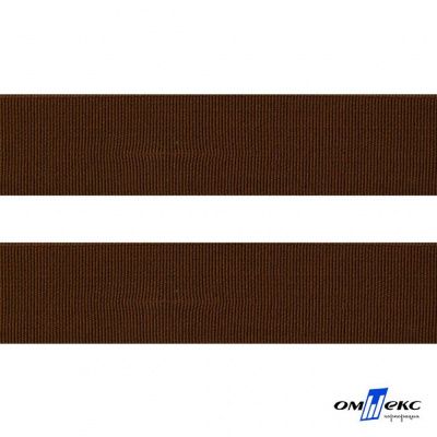 13023-Резинка тканая шир.2,5 см,цв. #4 -коричневый - купить в Орске. Цена: 46.62 руб.