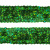 Тесьма с пайетками D4, шир. 20 мм/уп. 25+/-1 м, цвет зелёный - купить в Орске. Цена: 778.19 руб.
