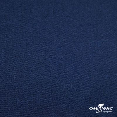 Поли креп-сатин 19-3921, 125 (+/-5) гр/м2, шир.150см, цвет т.синий - купить в Орске. Цена 155.57 руб.