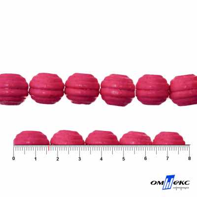 0309-Бусины деревянные "ОмТекс", 16 мм, упак.50+/-3шт, цв.023-розовый - купить в Орске. Цена: 62.22 руб.