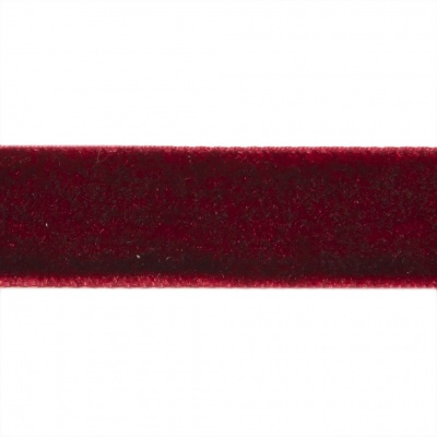 Лента бархатная нейлон, шир.12 мм, (упак. 45,7м), цв.240-бордо - купить в Орске. Цена: 396 руб.