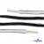 Шнурки #4-27, круглые 130 см, двухцветные (черно/белый) - купить в Орске. Цена: 47.04 руб.