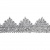 Тесьма металлизированная 0384-0240, шир. 40 мм/уп. 25+/-1 м, цвет серебро - купить в Орске. Цена: 490.74 руб.