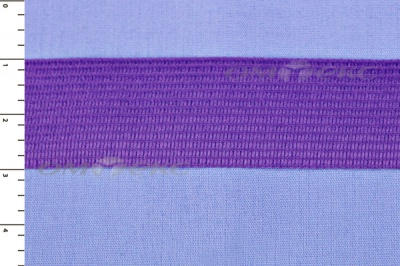 Окантовочная тесьма №0225, шир. 22 мм (в упак. 100 м), цвет фиолет - купить в Орске. Цена: 271.60 руб.