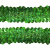 Тесьма с пайетками D4, шир. 30 мм/уп. 25+/-1 м, цвет зелёный - купить в Орске. Цена: 1 087.39 руб.