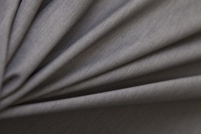 Костюмная ткань с вискозой "Флоренция", 195 гр/м2, шир.150см, цвет св.серый - купить в Орске. Цена 491.97 руб.