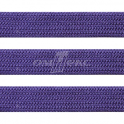 Шнур 15мм плоский (100+/-1м) №10 фиолетовый - купить в Орске. Цена: 10.21 руб.