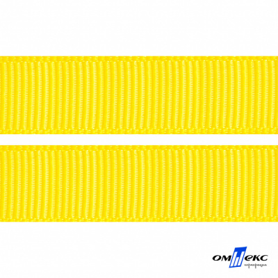 Репсовая лента 020, шир. 25 мм/уп. 50+/-1 м, цвет жёлтый - купить в Орске. Цена: 298.75 руб.