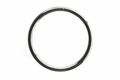 Кольцо металлическое №40 мм, цв.-никель - купить в Орске. Цена: 4.49 руб.