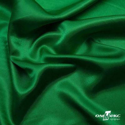 Поли креп-сатин 17-6153, 125 (+/-5) гр/м2, шир.150см, цвет зелёный - купить в Орске. Цена 157.15 руб.