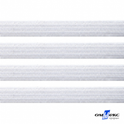 Резинка 8 мм (100+/-1 м) 400 гр/м2 белая бобина "ОМТЕКС" - купить в Орске. Цена: 2.48 руб.