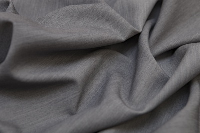 Костюмная ткань с вискозой "Флоренция", 195 гр/м2, шир.150см, цвет св.серый - купить в Орске. Цена 491.97 руб.