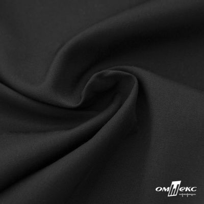 Ткань сорочечная Альто, 115 г/м2, 58% пэ,42% хл, окрашенный, шир.150 см, цв. чёрный  (арт.101) - купить в Орске. Цена 273.15 руб.