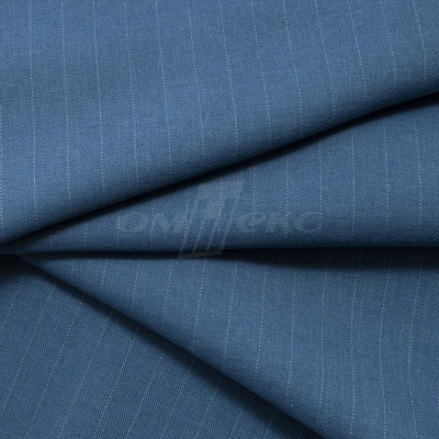 Костюмная ткань "Жаклин", 188 гр/м2, шир. 150 см, цвет серо-голубой - купить в Орске. Цена 426.49 руб.