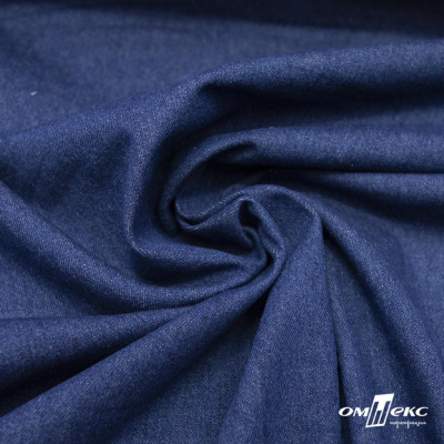 Ткань костюмная "Джинс", 315 г/м2, 100% хлопок, шир. 150 см,   Цв. 7/ Dark blue - купить в Орске. Цена 588 руб.
