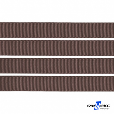 Репсовая лента 005, шир. 6 мм/уп. 50+/-1 м, цвет коричневый - купить в Орске. Цена: 88.45 руб.