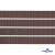 Репсовая лента 005, шир. 6 мм/уп. 50+/-1 м, цвет коричневый - купить в Орске. Цена: 88.45 руб.