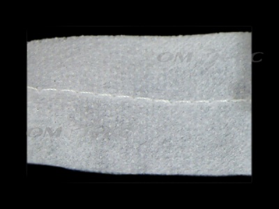 WS7225-прокладочная лента усиленная швом для подгиба 30мм-белая (50м) - купить в Орске. Цена: 16.71 руб.