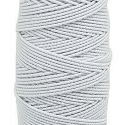 Нитка - резинка Спандекс 25 м (уп-10шт)-белые - купить в Орске. Цена: 35.65 руб.