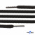 Шнурки #106-09, круглые 130 см, цв.чёрный - купить в Орске. Цена: 21.92 руб.