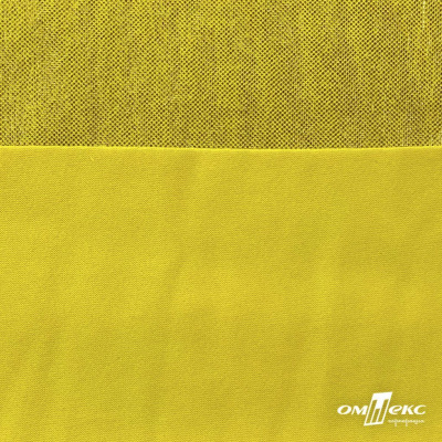 Трикотажное полотно голограмма, шир.140 см, #602 -жёлтый/жёлтый - купить в Орске. Цена 385.88 руб.