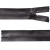 Молния водонепроницаемая PVC Т-7, 20 см, неразъемная, цвет (301)-т.серый - купить в Орске. Цена: 21.56 руб.