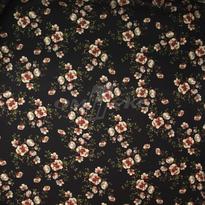 Плательная ткань "Фламенко" 3.1, 80 гр/м2, шир.150 см, принт растительный - купить в Орске. Цена 239.03 руб.